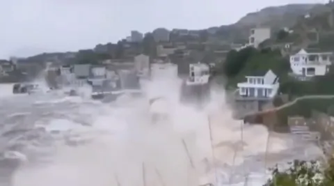 Typhoon Hagupit Makes Landfall in Eastern China’s Coastal Region