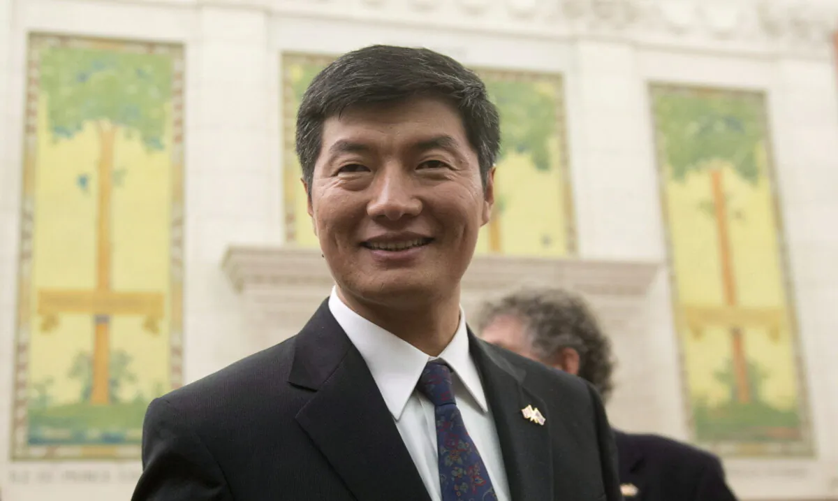 Central Tibetan Administration President Dr Lobsang Sangay waits to appear at the Subcommittee on International Human Rights of the Standing Committee on Foreign Affairs and International Development in Ottawa on Feb. 26, 2013. (Adrian Wyld/The Canadian Press)