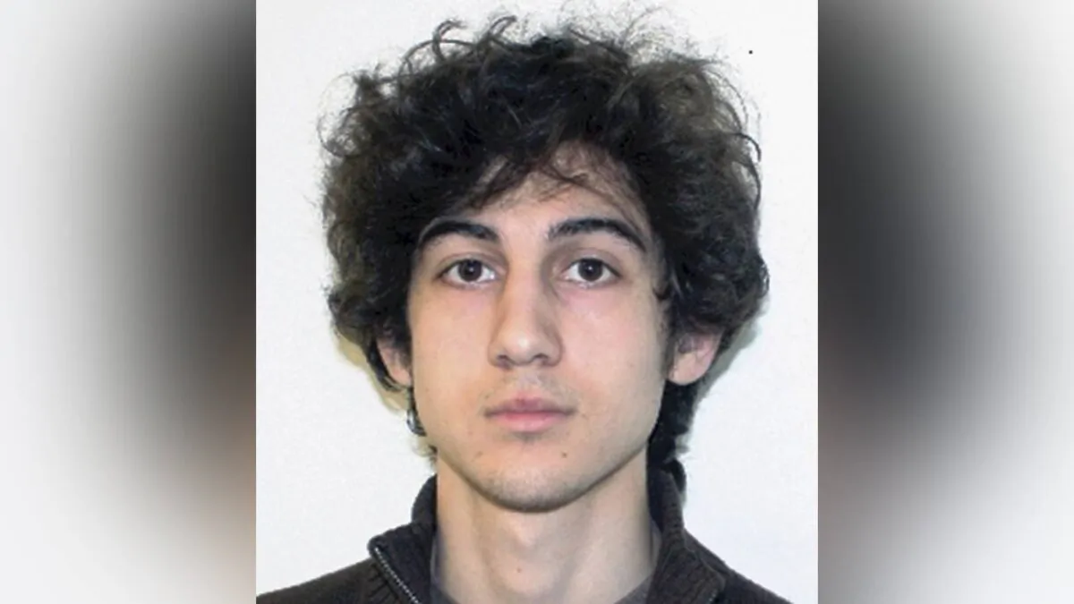 Dzhokhar Tsarnaev in a photo released on April 19, 2013. (FBI via AP)