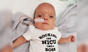 Premature Baby Born at 23 Weeks–So Tiny He Could Wear Mom's Wedding Ring on Wrist–Is Thriving