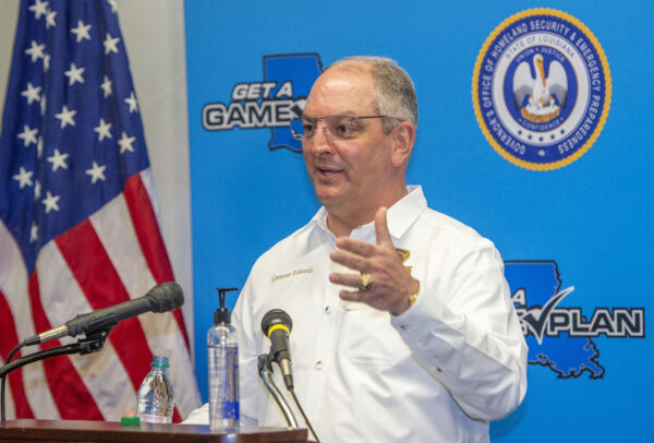 Louisiana Gov. John Bel Edwards answers questions