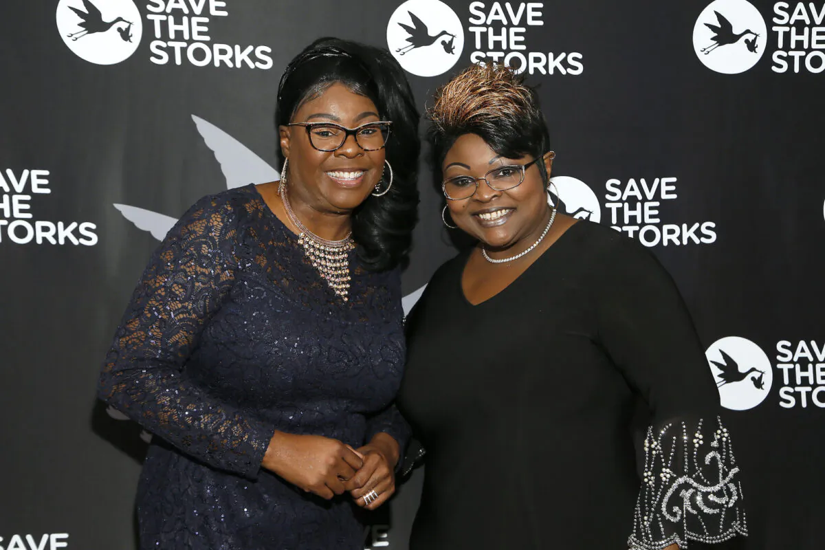 Diamond (L) and Silk at the Save the Storks 2nd Annual Stork Charity Ball at the Trump International Hotel on Jan. 17, 2019 in Washington. (Paul Morigi/Getty Images for Save the Storks)
