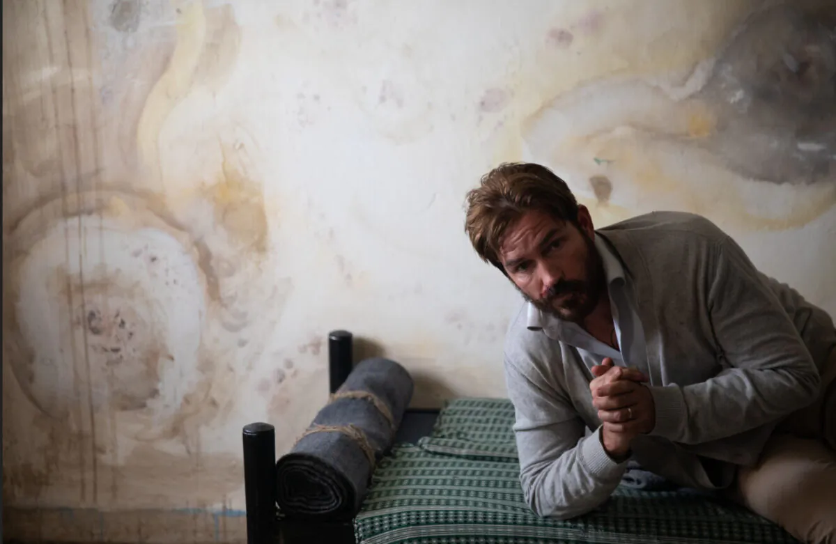 Jim Caviezel stars as a kidnapped American journalist in "Infidel." (The Refinery LLC)