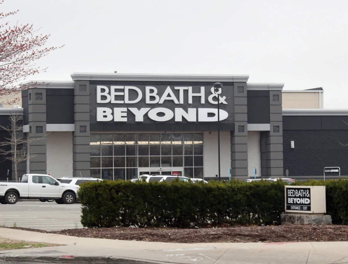 A Bed Bath & Beyond in Westbury, N.Y., on March 20, 2020. (Bruce Bennett/Getty Images)