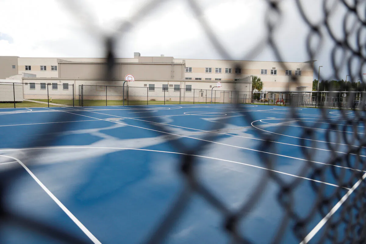 Charles Rushe Middle School in Pasco County, Florida, on July 21, 2020. (Octavio Jones/Reuters)