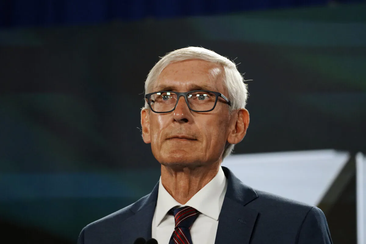 Wisconsin Gov. Tony Evers is seen in Milwaukee on Aug. 19, 2020. (Melina Mara/Pool/Getty Images)