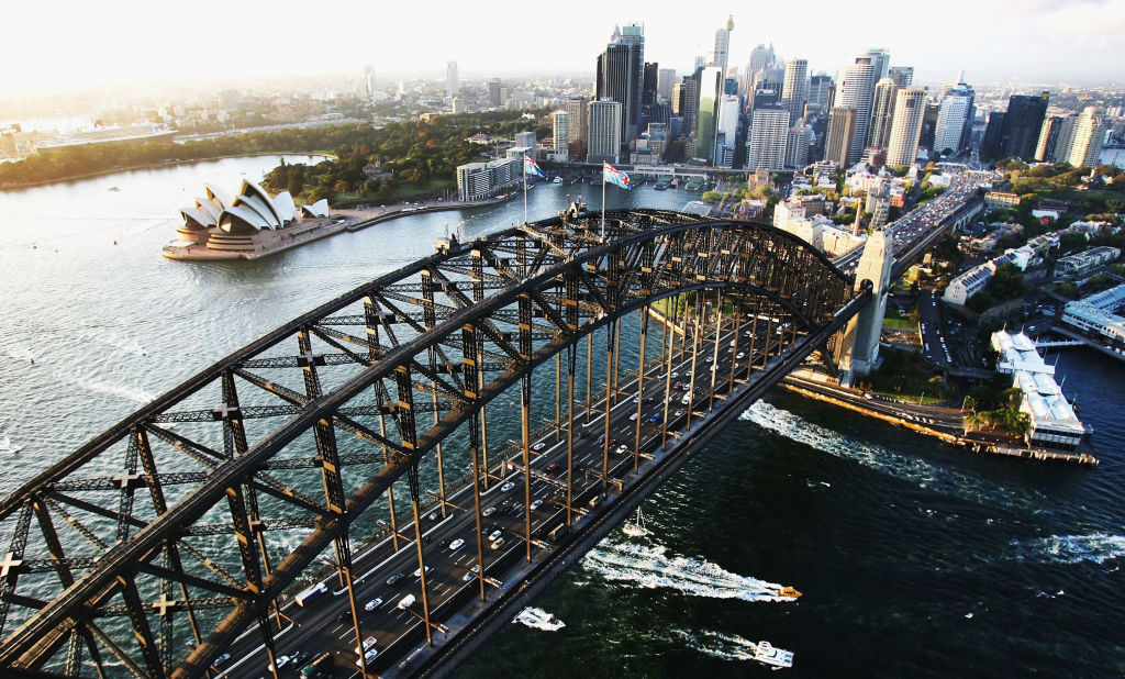 The Sydney Harbour Bridge in Sydney, Australia, Feb. 20, 2007. (Ian Waldie/Getty Images)