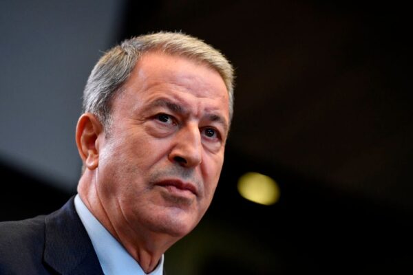 Turkish Defence minister Hulusi Akar