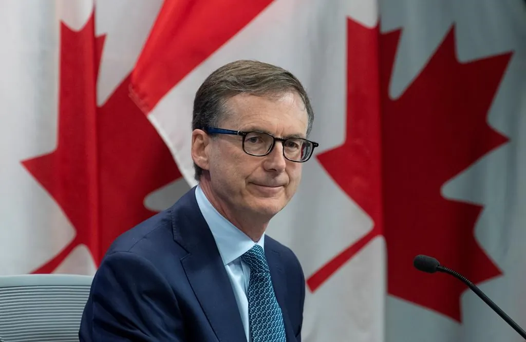 Bank of Canada Governor Tiff Macklem is seen during a news conference, on July 15, 2020 in Ottawa. (The Canadian Press/Adrian Wyld)