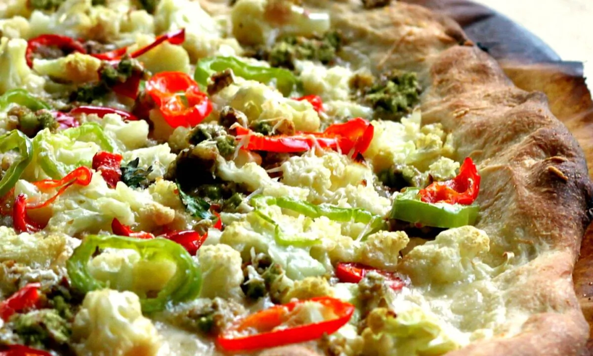 Homemade pizza is a great way to show off a fresh and feisty chile pepper combination. (Lynda Balslev for TasteFood)