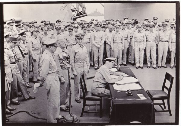 Admiral Nimitz signed surrender doc