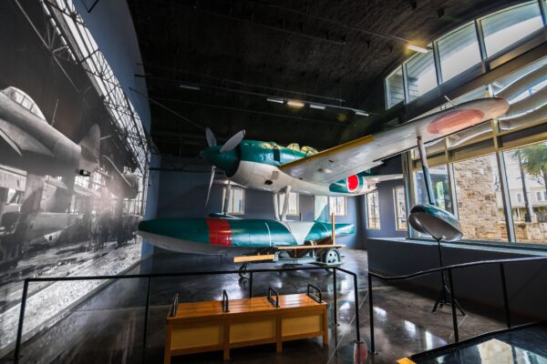 plane on display