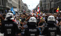 Berlin Police Disband Protest Against Coronavirus Curbs