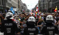 Berlin Police Disband Protest Against Coronavirus Curbs
