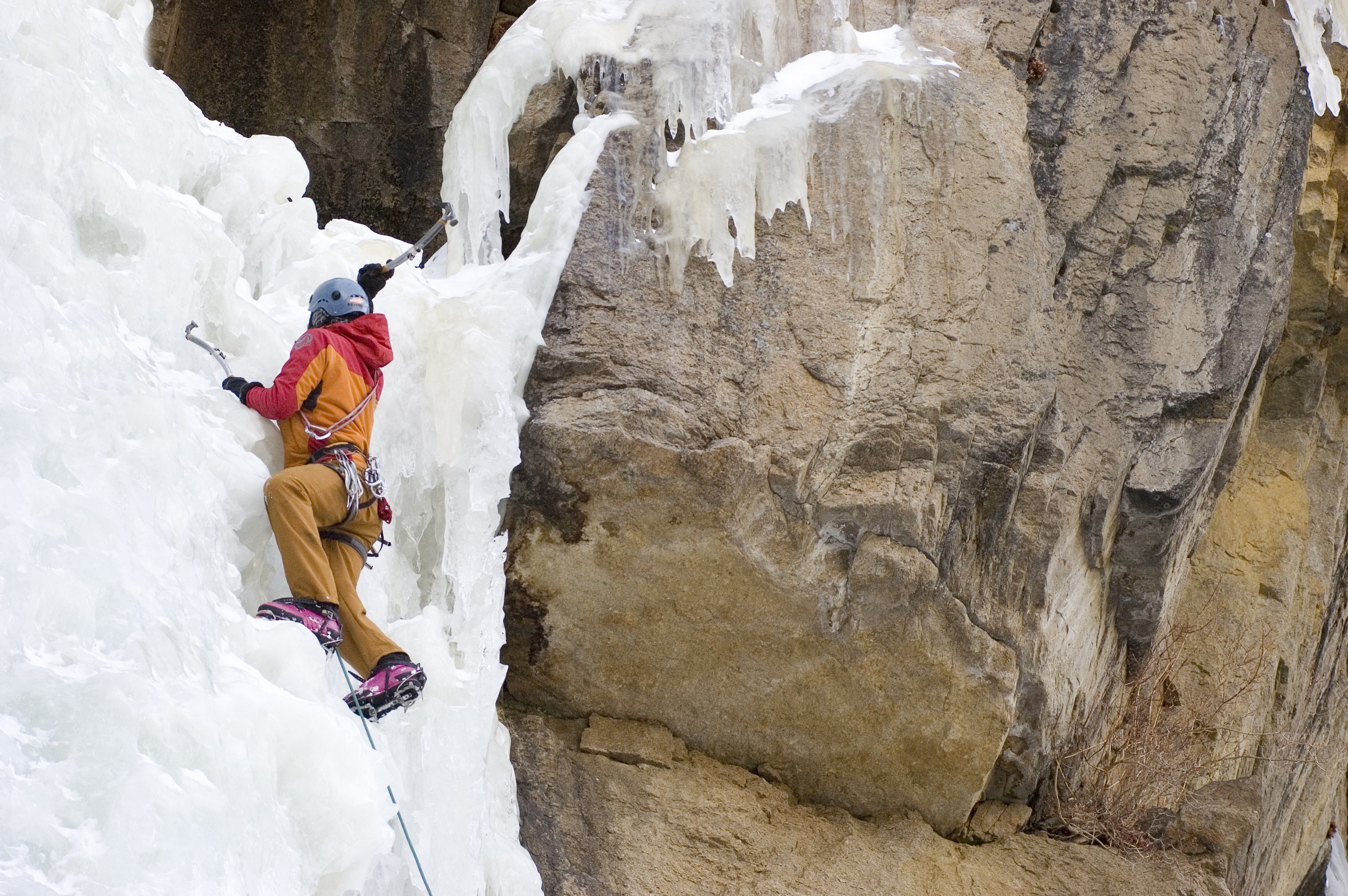 ice climbing