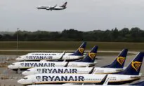 Ryanair Slashes Winter Flights to 40 Percent of Last Year’s Programme