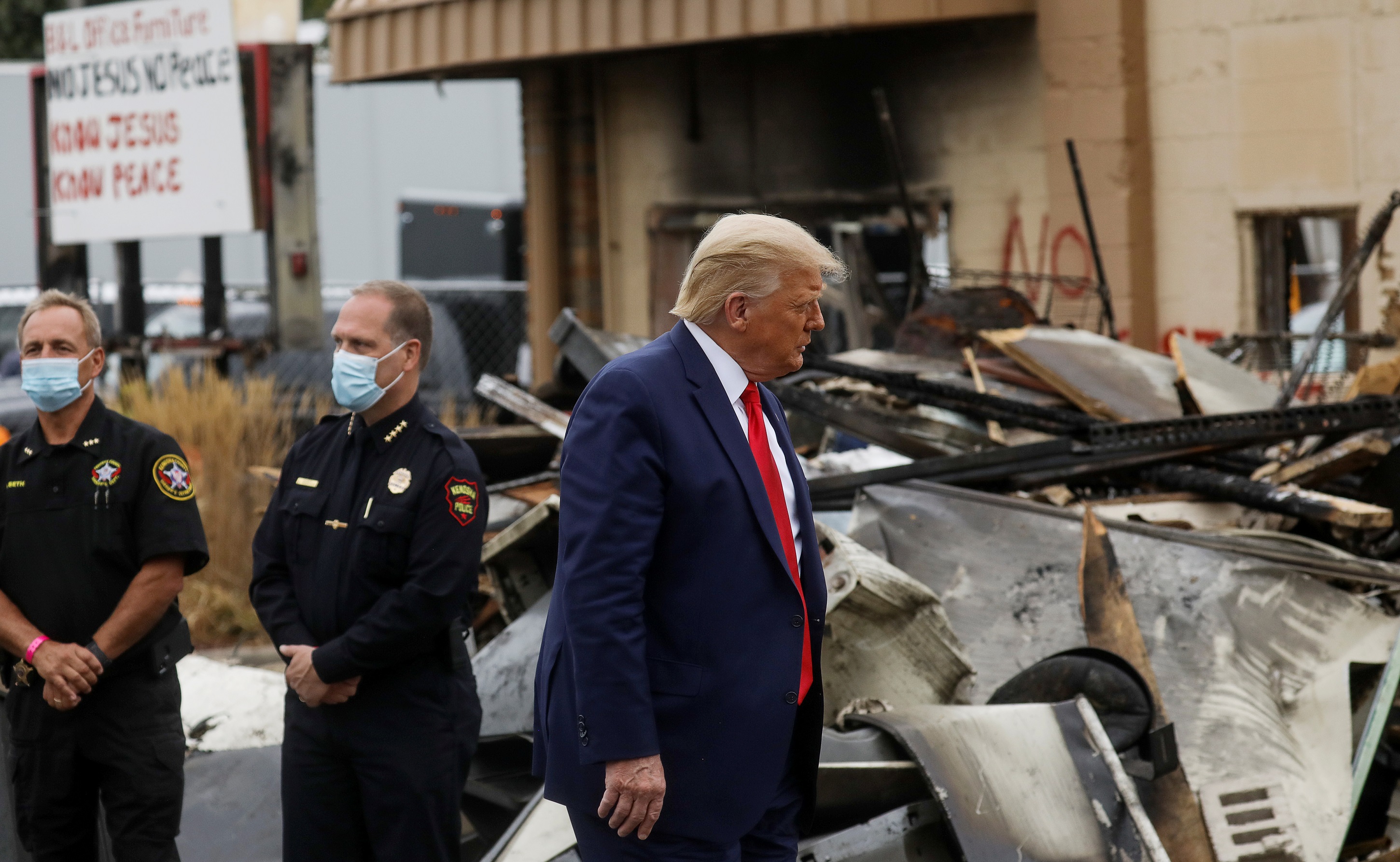 trump in kenosha