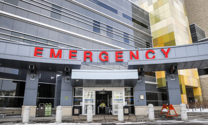 The South Health Campus adult acute care hospital in Calgary, in a file photo. (Jeff McIntosh/The Canadian Press)