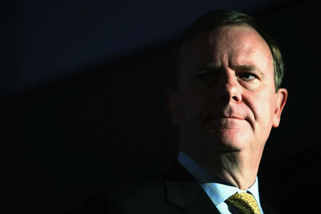 Then Australian Federal treasurer Peter Costello attends the Liberal Party of Australia's Federal Council June 1, 2007 in Sydney, Australia. (Ian Waldie/Getty Images)