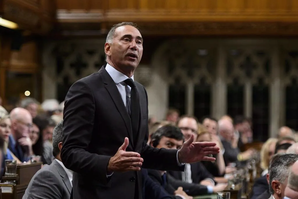 Conservative MP Richard Martel asks a question during question period in the House of Commons on Parliament Hill in Ottawa, on Sept. 17, 2018. (The Canadian Press/Sean Kilpatrick)