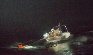 Two Aussies on Capsized Ship After Typhoon