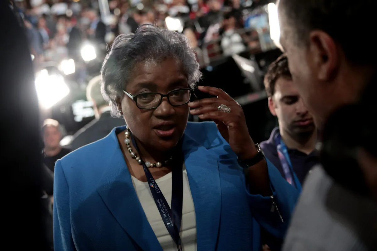Donna Brazile attends the first day of the Democratic National Convention at the Wells Fargo Center, July 25, 2016 in Philadelphia, Pennsylvania. (Drew Angerer/Getty Images)