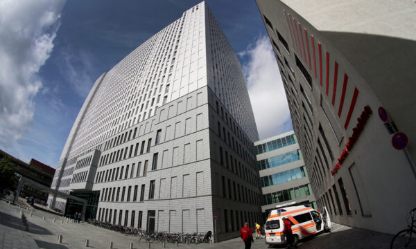Exterior view of Charite hospital