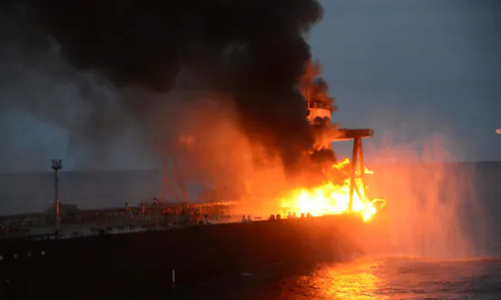 Sri Lanka Tows Supertanker Away From Coast After Fire