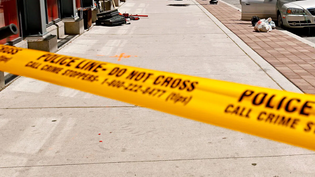 Police tape in Toronto, Canada in a file photo. (Chip Somodevilla/Getty Images)