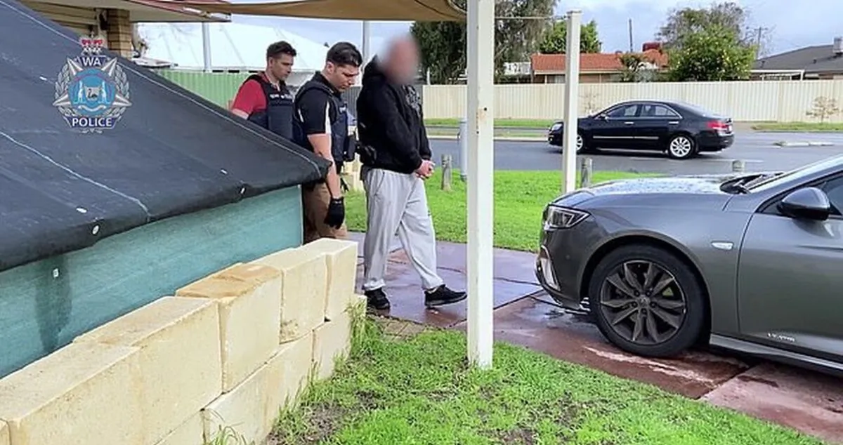 At least 18 were arrested in the incident. (Western Australia Police)