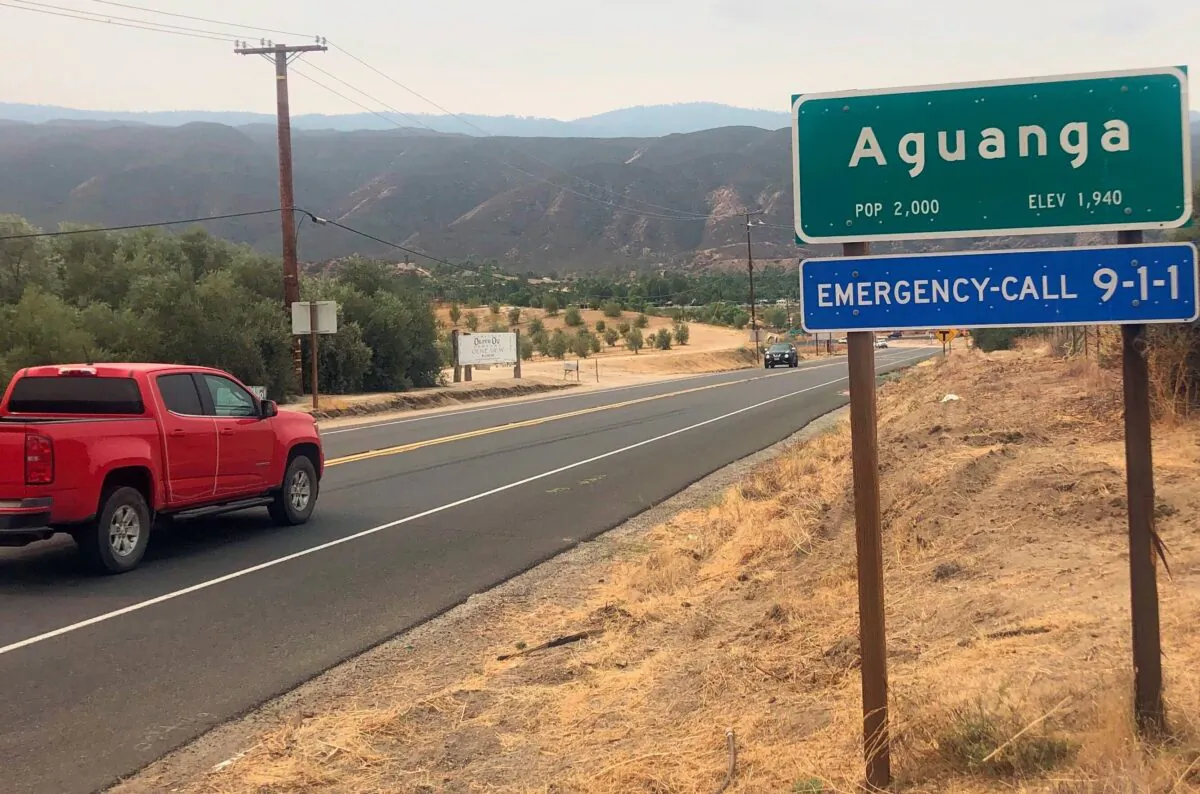 Seven people were found fatally shot at an illegal marijuana growing operation in Aguanga, in Riverside County, Calif. on Tuesday, Sept. 8, 2020. (Elliot Spagat/AP Photo)