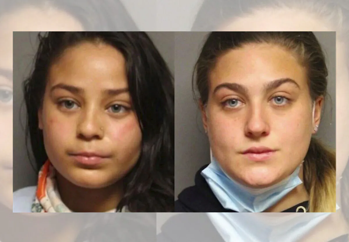 Olivia Winslow and Camryn Amy (Wilmington Police Department)