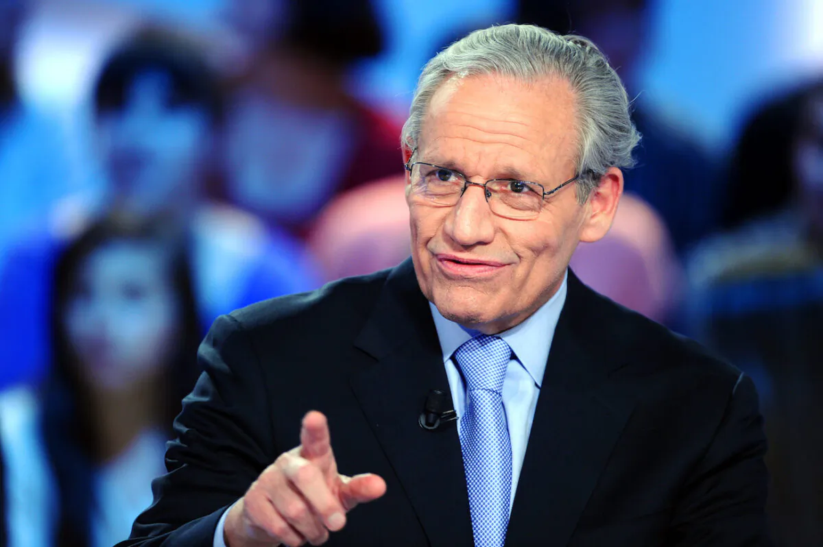 Journalist Bob Woodward takes part in the TV show "Le Grand Journal" on Canal+ channel, in Paris, on April 7, 2011. (Miguel Medina/AFP via Getty Images)