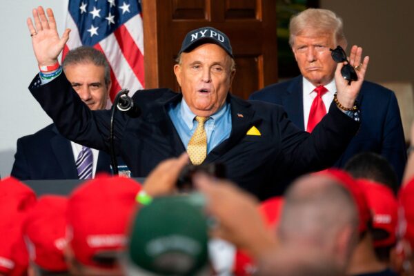 Rudy Giuliani and Trump