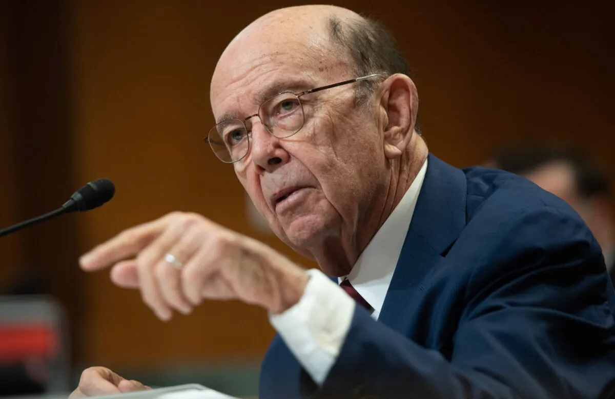 Secretary of Commerce Wilbur Ross testifies during a hearing on Capitol Hill in Washington on March 5, 2020. (Saul Loeb/AFP via Getty Images)
