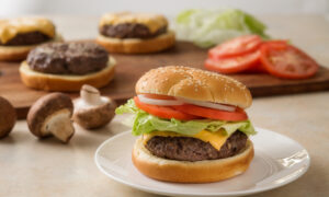 For a Better-for-You Burger, Add Mushrooms to Your Meat