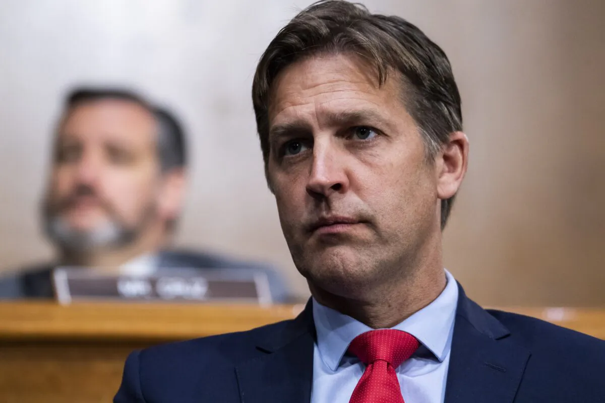 Sen. Ben Sasse (R-Neb.) in Washington on June 16, 2020. (Tom Williams/Pool/Getty Images)