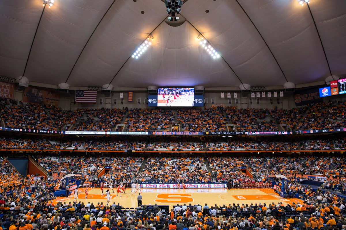 A Syracuse Orange basketball game against Cornell Big Red at the Carrier Dome in Syracuse, New York, on Nov. 8, 2013. (Brett Carlsen/Getty Images) 