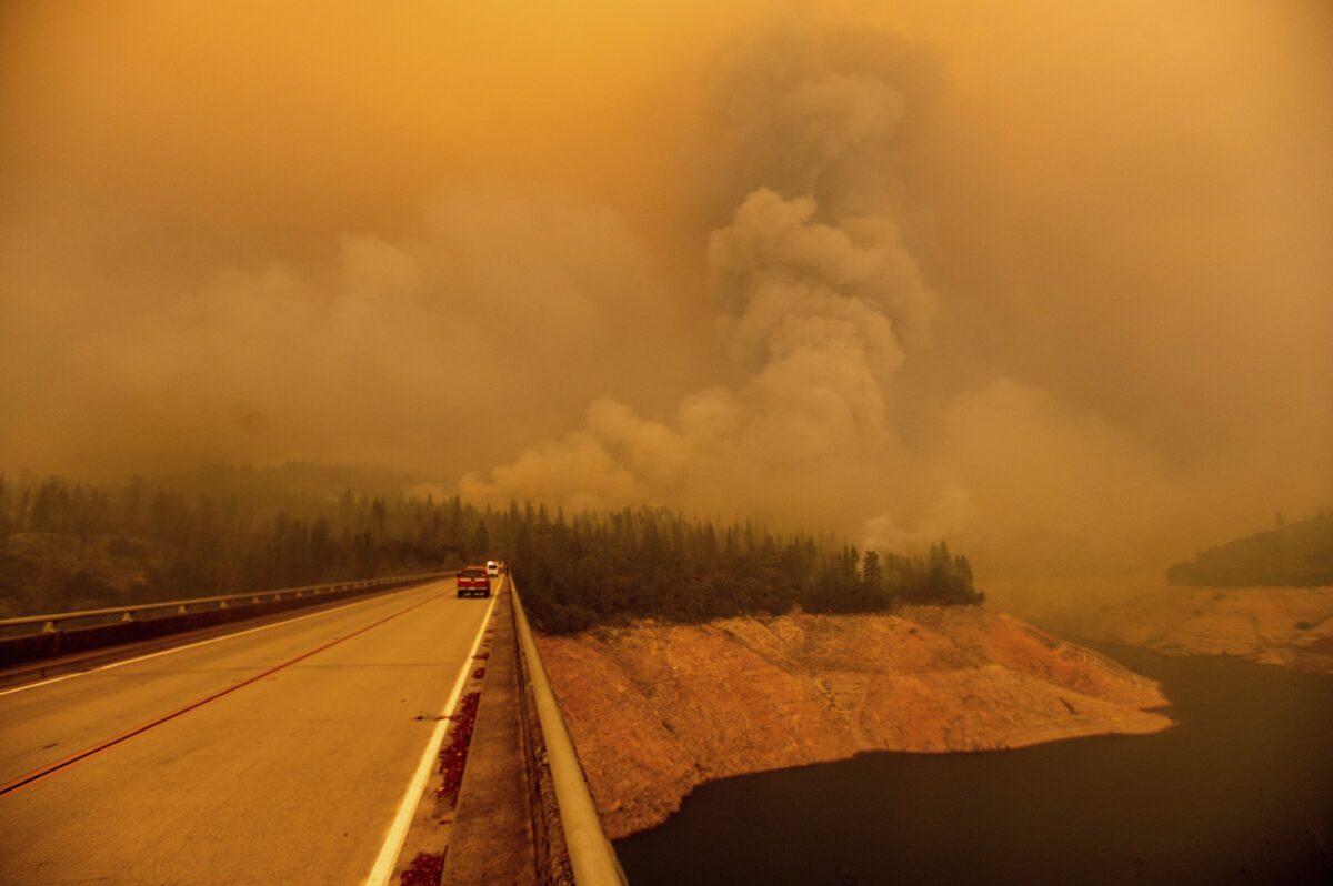 fire in california
