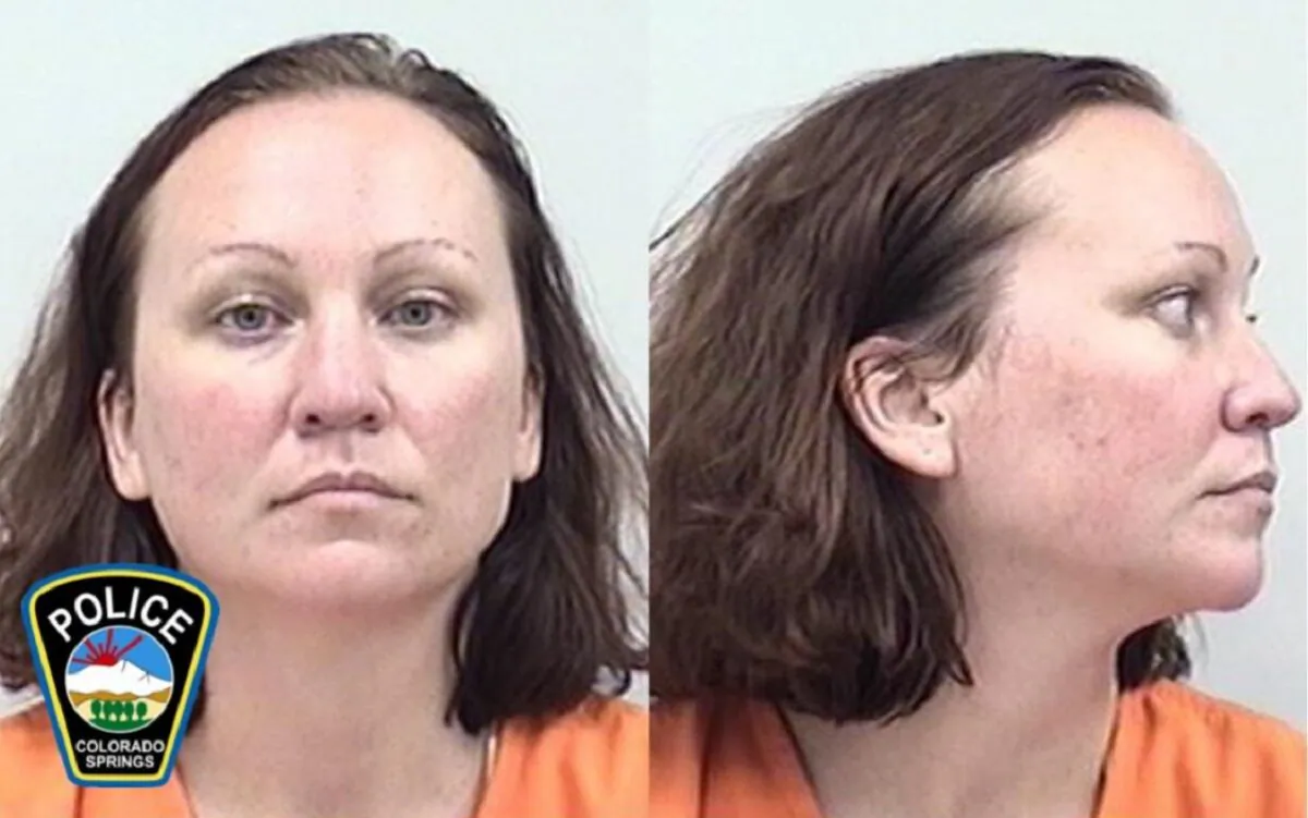 Sherrie Smith in undated mugshots. (Colorado Springs Police Department)