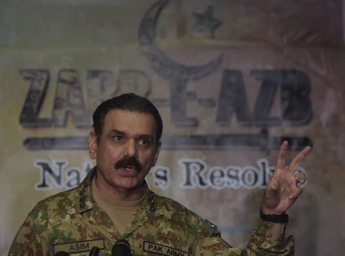 File image of Lt. Gen. Asim Saleem Bajwa. (AAMIR QURESHI/AFP via Getty Images)