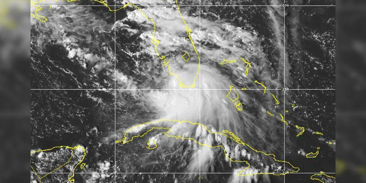 The formation of Tropical Storm Sally on Sept. 12, 2020. (NOAA via AP)