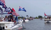 Louisiana Supporters Rally for Trump on the Water