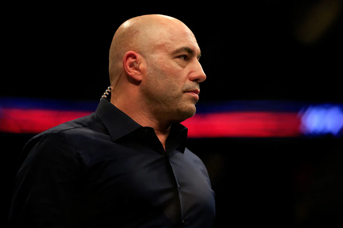 Joe rogan is seen in a file photograph in Newark, N.J., on April 18, 2015. (Alex Trautwig/Getty Images)