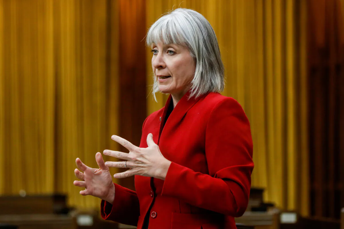 Minister of Health Patty Hajdu speaks during a meeting of the special committee on the COVID-19 outbreak, as efforts continue to help slow the spread of COVID-19, in the House of Commons on Parliament Hill in Ottawa on May 20, 2020. (REUTERS/Blair Gable/File Photo)