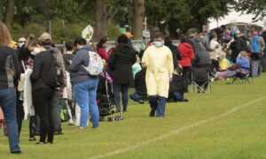 COVID 19 Testing Sites Overwhelmed as Cases Rise, Kids Return to School