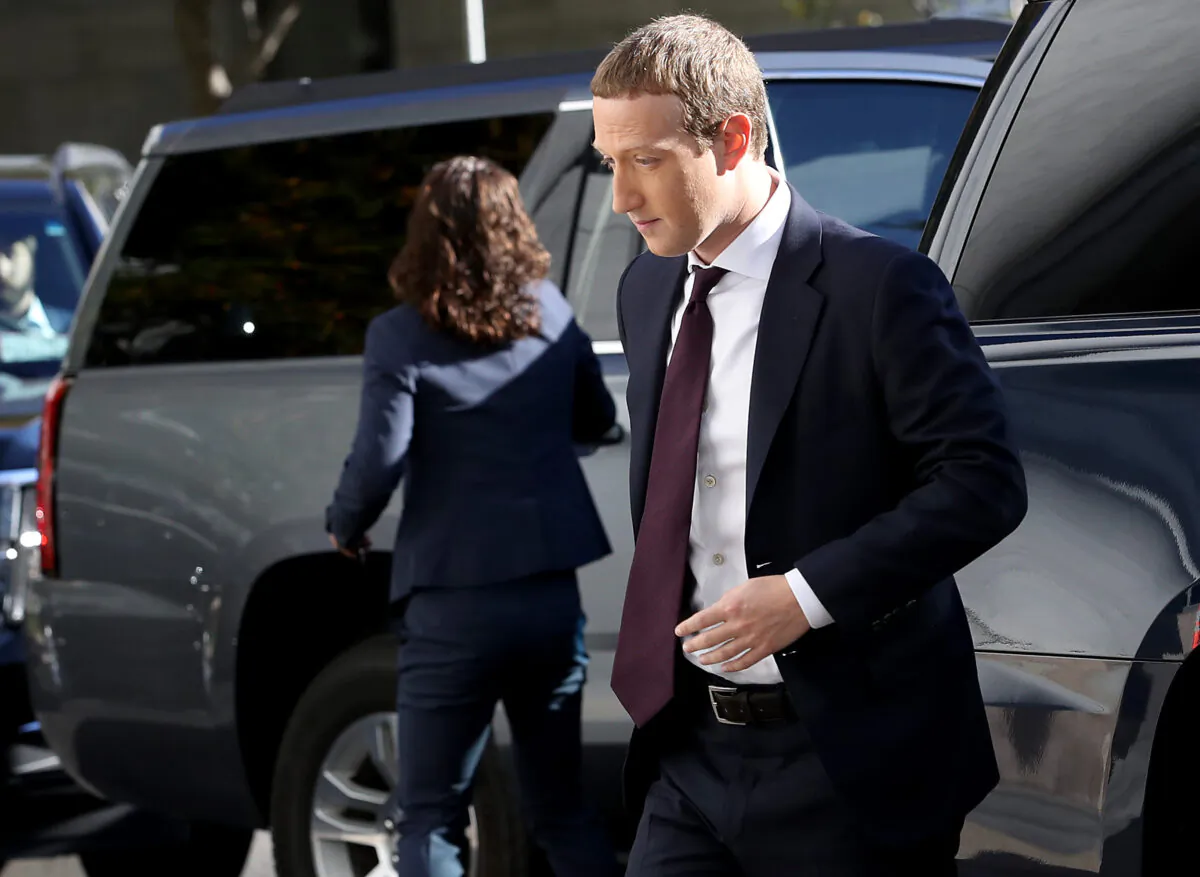 Facebook co-founder and CEO Mark Zuckerberg arrives for testimony before the House Financial Services Committee in Washington on Oct. 23, 2019. (Win McNamee/Getty Images)
