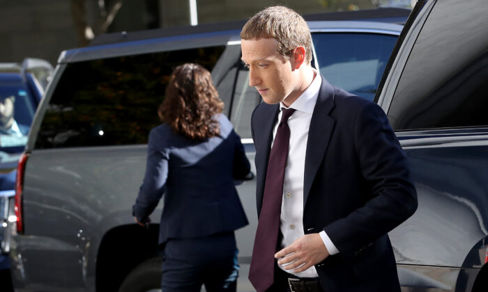 Facebook co-founder and CEO Mark Zuckerberg arrives for testimony before the House Financial Services Committee in Washington on Oct. 23, 2019. (Win McNamee/Getty Images)