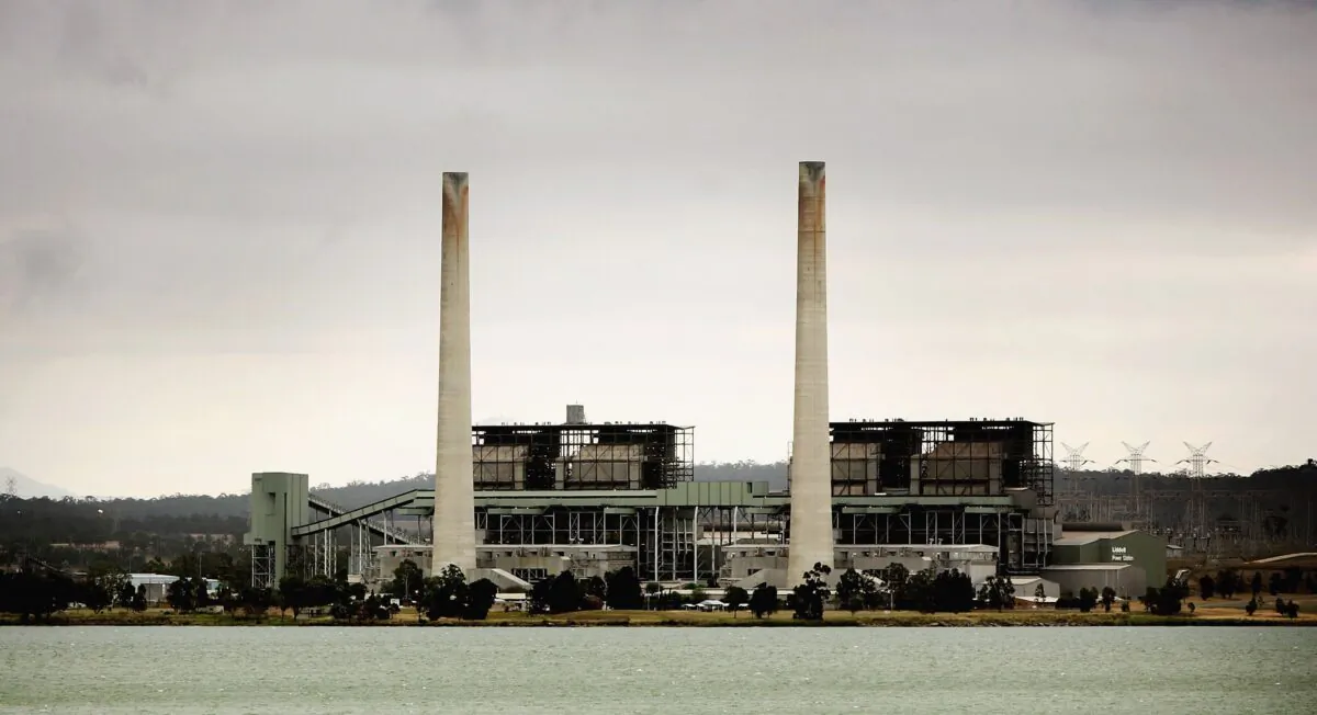The Liddell Power Station is seen February 14, 2006 in Muswellbrook, Australia. (Ian Waldie/Getty Images)