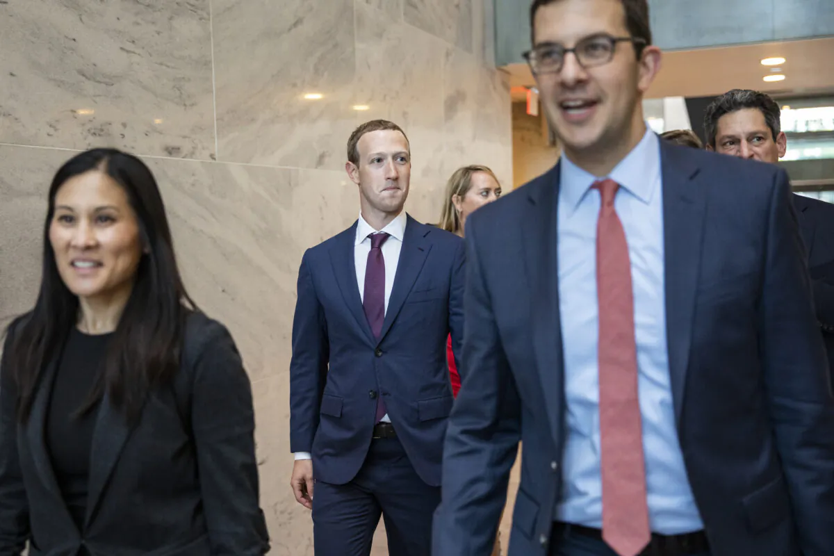 Facebook founder and CEO Mark Zuckerberg on Capitol Hill on Sept. 19, 2019. (Samuel Corum/Getty Images)